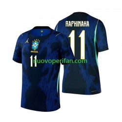 Maglie da Calcio Brasile Raphinha 11 Uomo Trasferta Tenuta Mondiali 2026 Maniche Corte