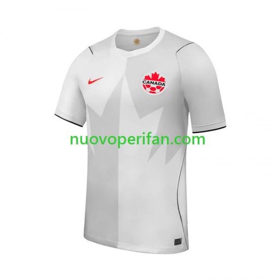 Maglie da Calcio Canada Uomo Trasferta Tenuta Mondiali 2026 Maniche Corte