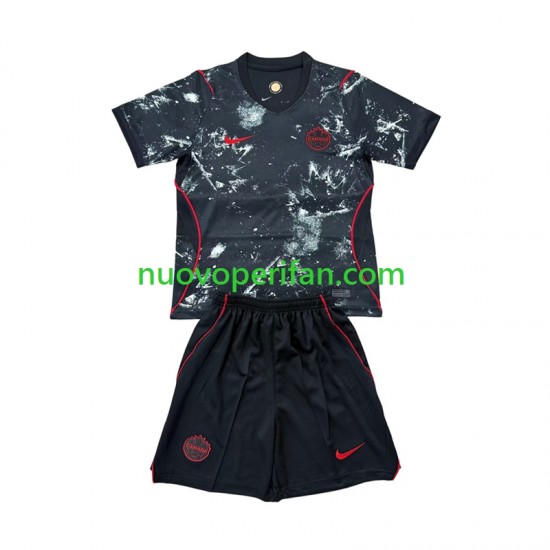 Maglie da Calcio Canada Bambino Trasferta Tenuta Mondiali 2026 Maniche Corte