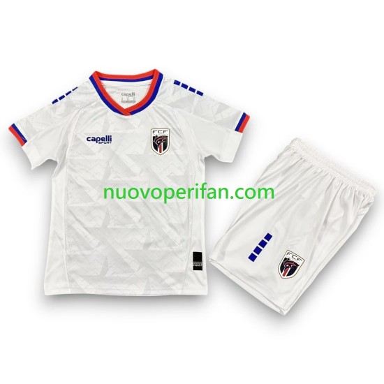 Maglie da Calcio Cape Verde Bambino Trasferta Tenuta Mondiali 2026 Maniche Corte