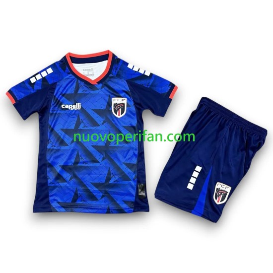 Maglie da Calcio Cape Verde Bambino Prima Tenuta Mondiali 2026 Maniche Corte
