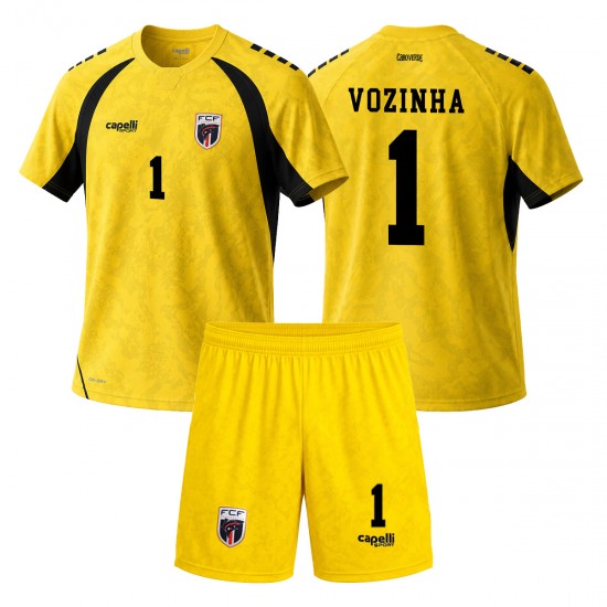 Maglie da Calcio Cape Verde Vozinha 1 Bambino Trasferta Tenuta Mondiali 2026 Maniche Corte