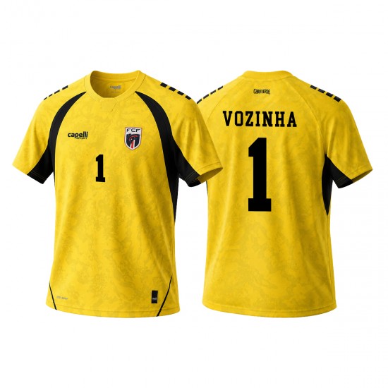 Maglie da Calcio Cape Verde Vozinha 1 Uomo Trasferta Tenuta Mondiali 2026 Maniche Corte