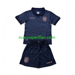 Maglie da Calcio Ecuador Bambino Trasferta Tenuta Mondiali 2026 Maniche Corte