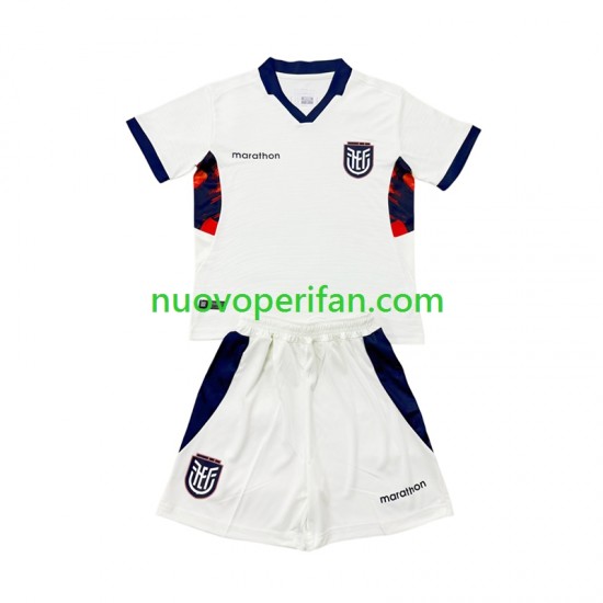 Maglie da Calcio Ecuador Bambino Alternativa Tenuta Mondiali 2026 Maniche Corte
