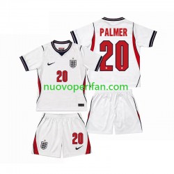 Maglie da Calcio Inghilterra Cole Palmer 20 Bambino Prima Tenuta Mondiali 2026 Maniche Corte