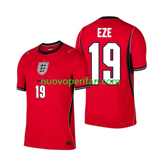 Maglie da Calcio Inghilterra Eberechi Eze 19 Uomo Trasferta Tenuta Mondiali 2026 Maniche Corte