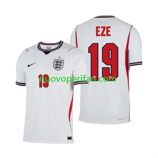 Maglie da Calcio Inghilterra Eberechi Eze 19 Uomo Prima Tenuta Mondiali 2026 Maniche Corte