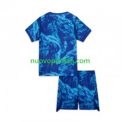 Maglie da Calcio Inghilterra Portiere Bambino Alternativa Tenuta Mondiali 2026 Maniche Corte