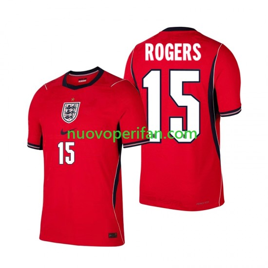 Maglie da Calcio Inghilterra Morgan Rogers 15 Uomo Trasferta Tenuta Mondiali 2026 Maniche Corte