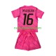 Maglie da Calcio Francia Mike Maignan 16 Portiere Bambino Trasferta Tenuta Mondiali 2026 Maniche Corte