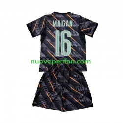 Maglie da Calcio Francia Mike Maignan 16 Portiere Bambino Prima Tenuta Mondiali 2026 Maniche Corte