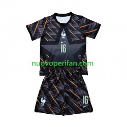 Maglie da Calcio Francia Mike Maignan 16 Portiere Bambino Prima Tenuta Mondiali 2026 Maniche Corte