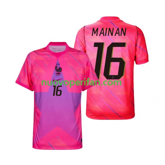 Maglie da Calcio Francia Mike Maignan 16 Portiere Uomo Trasferta Tenuta Mondiali 2026 Maniche Corte