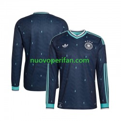 Maglie da Calcio Germania Uomo Trasferta Tenuta Mondiali 2026 Maniche Lunghe