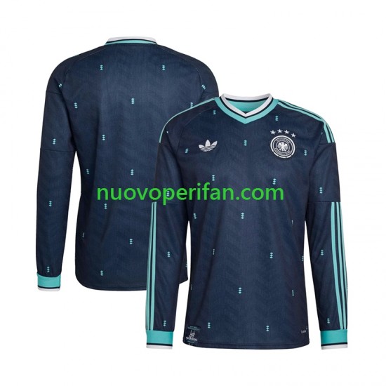 Maglie da Calcio Germania Uomo Trasferta Tenuta Mondiali 2026 Maniche Lunghe