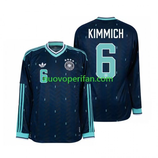 Maglie da Calcio Germania Joshua Kimmich 6 Uomo Trasferta Tenuta Mondiali 2026 Maniche Lunghe