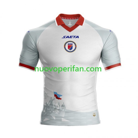 Maglie da Calcio Haiti Uomo Trasferta Tenuta Mondiali 2026 Maniche Corte