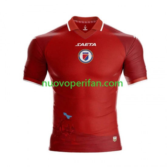 Maglie da Calcio Haiti Uomo Alternativa Tenuta Mondiali 2026 Maniche Corte