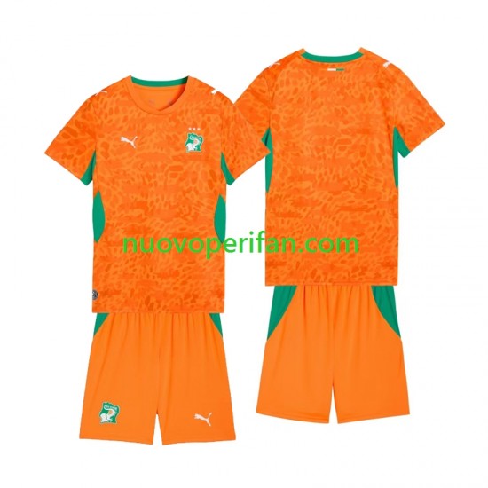 Maglie da Calcio Costa d'Avorio Uomo Bambino Prima Tenuta Mondiali 2026 Maniche Corte