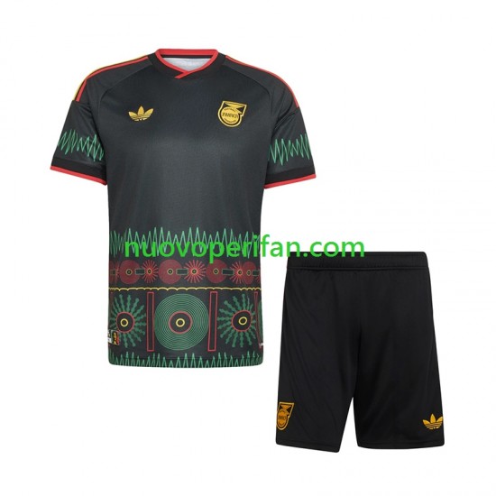 Maglie da Calcio Giamaica Bambino Trasferta Tenuta Mondiali 2026 Maniche Corte