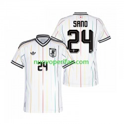 Maglie da Calcio Giappone Kaishu Sano 24 Uomo Trasferta Tenuta Mondiali 2026 Maniche Corte