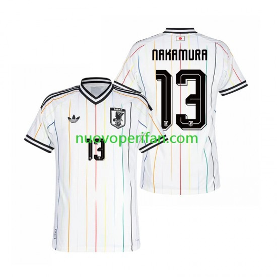Maglie da Calcio Giappone Keito Nakamura 13 Uomo Trasferta Tenuta Mondiali 2026 Maniche Corte