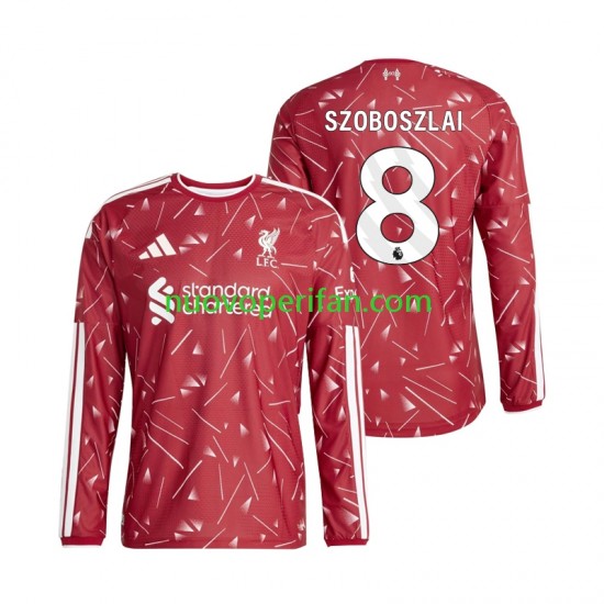 Maglie da Calcio Liverpool Dominik Szoboszlai 8 Uomo Prima Tenuta 2026-2027 Maniche Lunghe