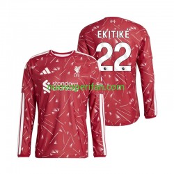 Maglie da Calcio Liverpool Hugo Ekitike 22 Uomo Prima Tenuta 2026-2027 Maniche Lunghe