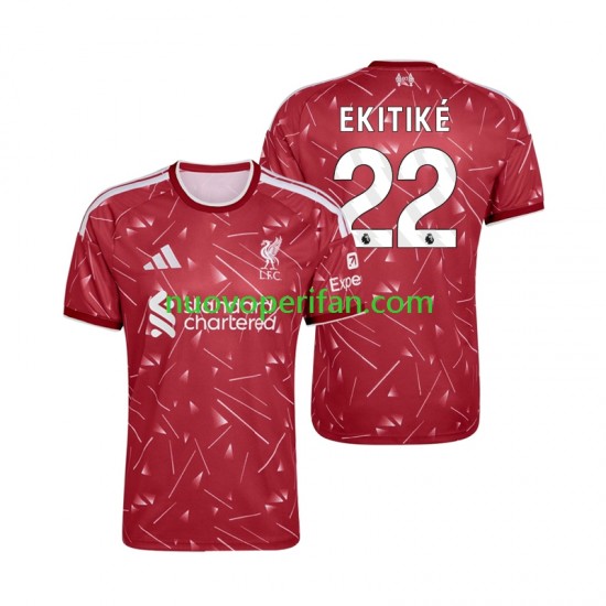 Maglie da Calcio Liverpool Hugo Ekitike 22 Uomo Prima Tenuta 2026-2027 Maniche Corte