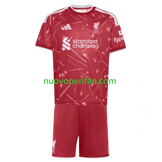 Maglie da Calcio Liverpool Bambino Prima Tenuta 2026-2027 Maniche Corte