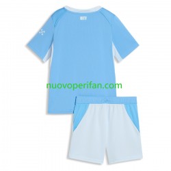 Maglie da Calcio Manchester City Bambino Prima Tenuta 2026-2027 Maniche Corte