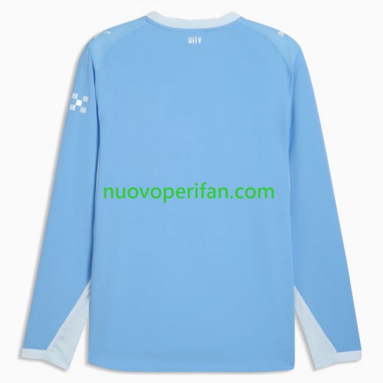 Maglie da Calcio Manchester City Uomo Prima Tenuta 2026-2027 Maniche Lunghe