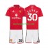 Maglie da Calcio Manchester United Benjamin Sesko 30 Bambino Prima Tenuta 2026-2027 Maniche Corte