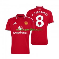 Maglie da Calcio Manchester United Bruno Fernandes 8 Uomo Prima Tenuta 2026-2027 Maniche Corte