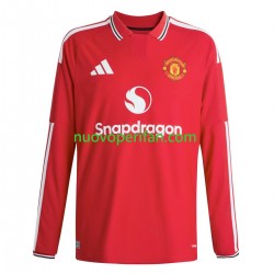 Maglie da Calcio Manchester United Uomo Prima Tenuta 2026-2027 Maniche Lunghe