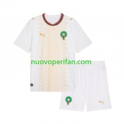 Maglie da Calcio Marocco Bambino Trasferta Tenuta 2026 Maniche Corte
