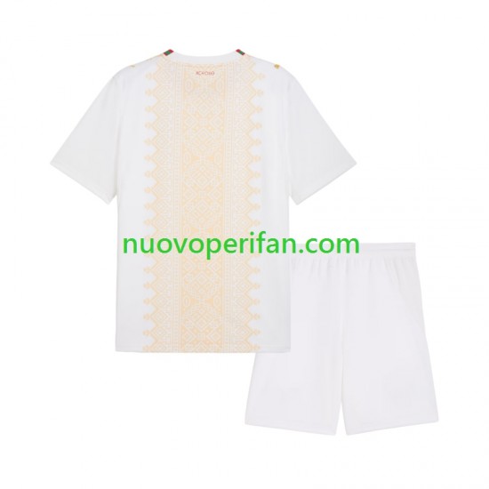 Maglie da Calcio Marocco Bambino Trasferta Tenuta 2026 Maniche Corte