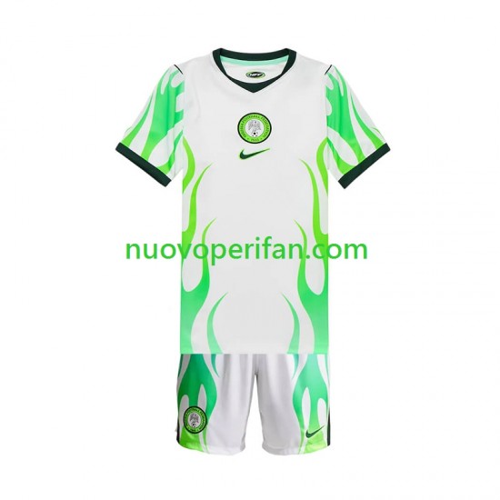 Maglie da Calcio Nigeria Bambino Trasferta Tenuta 2026 Maniche Corte