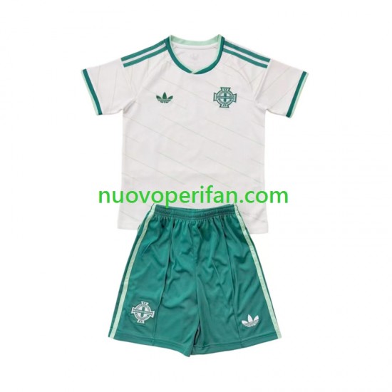 Maglie da Calcio Irlanda Del Nord Bambino Trasferta Tenuta 2026 Maniche Corte