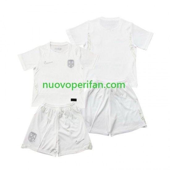 Maglie da Calcio Norvegia Bambino Alternativa Tenuta Mondiali 2026 Maniche Corte