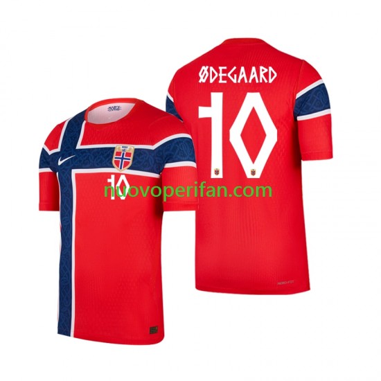 Maglie da Calcio Norvegia Martin Odegaard 10 Uomo Prima Tenuta Mondiali 2026 Maniche Corte