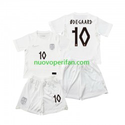 Maglie da Calcio Norvegia Martin Odegaard 10 Bambino Alternativa Tenuta Mondiali 2026 Maniche Corte