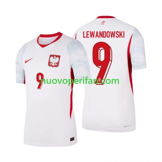 Maglie da Calcio Polonia Robert Lewandowski 9 Uomo Prima Tenuta 2026 Maniche Corte