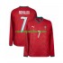 Maglie da Calcio Portogallo Cristiano Ronaldo 7 Uomo Prima Tenuta Mondiali 2026 Maniche Lunghe