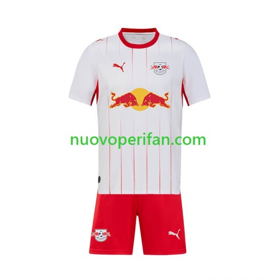 Maglie da Calcio RB Leipzig Bambino Prima Tenuta 2026-2027 Maniche Corte