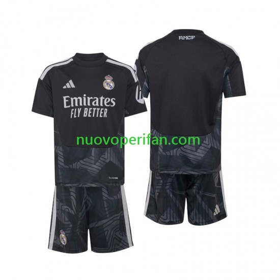 Maglie da Calcio Real Madrid Portiere Bambino Prima Tenuta 2026-2027 Maniche Corte