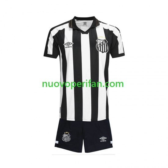 Maglie da Calcio Santos FC Bambino Trasferta Tenuta 2026-2027 Maniche Corte