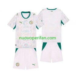 Maglie da Calcio Senegal Bambino Prima Tenuta 2026 2027 Maniche Corte
