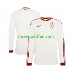Maglie da Calcio Spagna Uomo Trasferta Tenuta Mondiali 2026 Maniche Lunghe